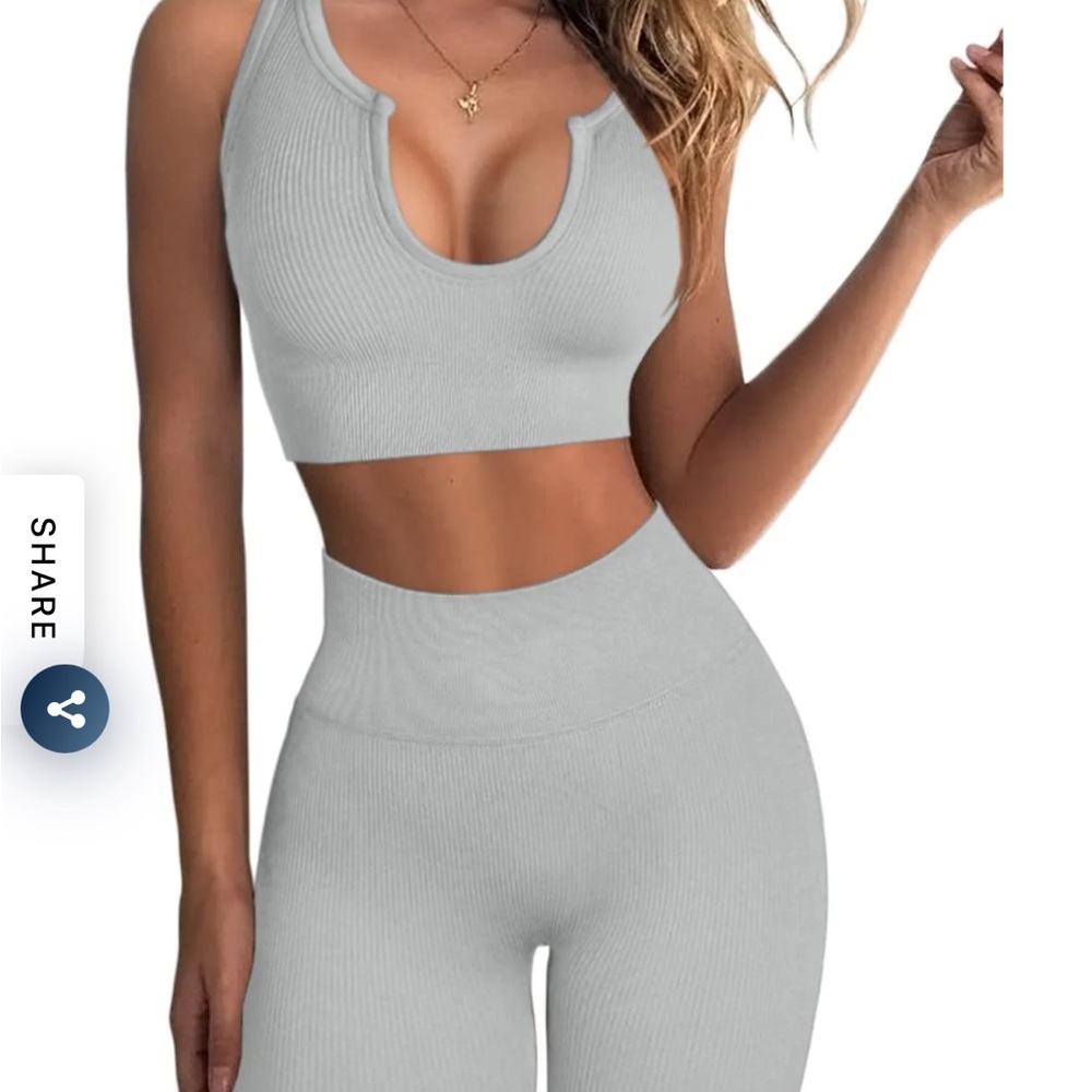 Qinsen Yoga Set Grey